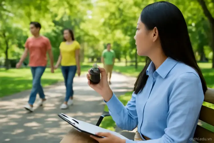 Khảo sát đời sống công cộng: đếm người, bản đồ hoạt động và đọc kết quả