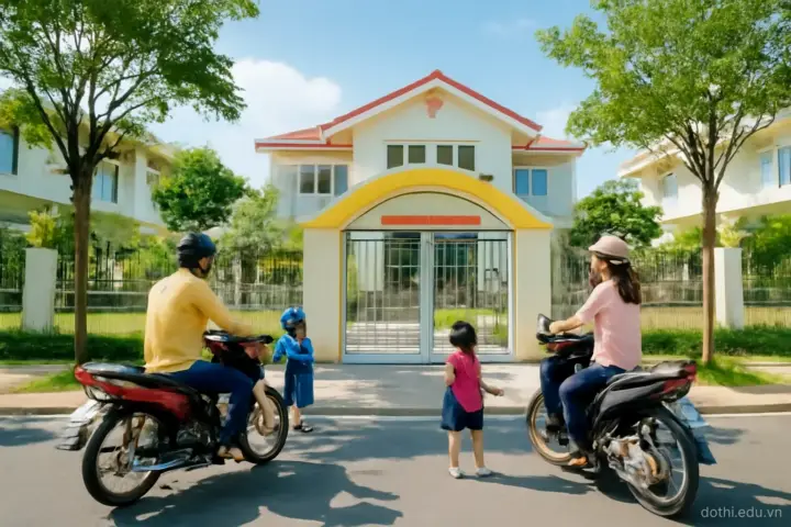 Tính nhu cầu trường mầm non, trạm y tế, chợ cho một khu dân cư mới