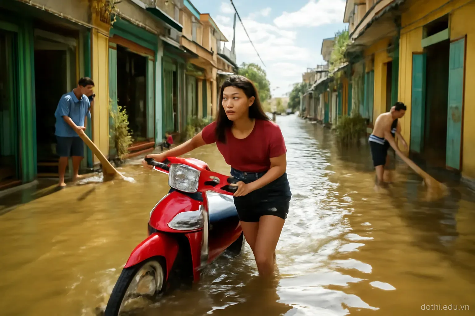 Ngập đô thị: tách mưa, triều, lũ và lún để chọn đúng giải pháp