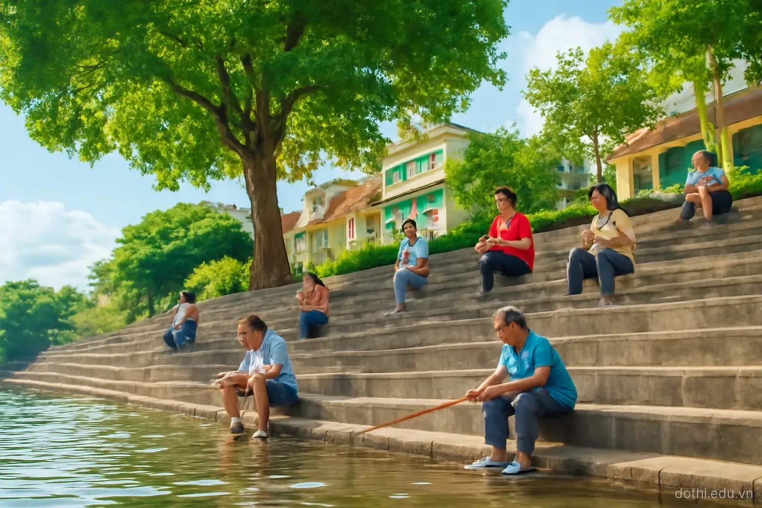 Thiết kế bờ sông, bờ hồ đô thị: mép nước quyết định người dân có chạm tới nước